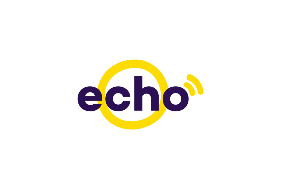Echo logo on a white background