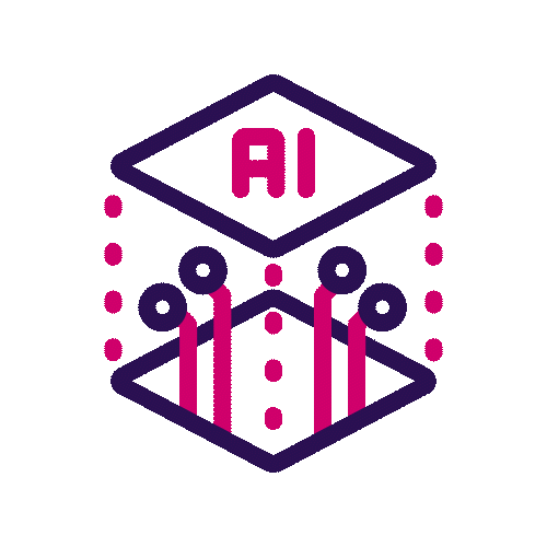 Animated AI icon