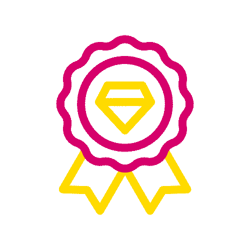 Animation of a quality badge