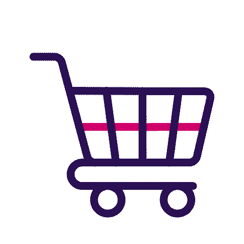 Animated shopping trolley